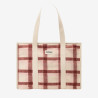 Grand sac cabas Oscar tartan rose - Hindbag